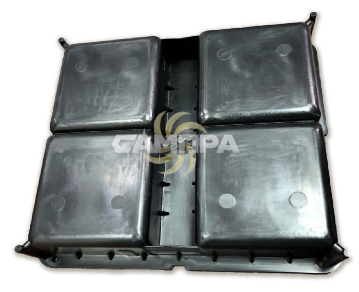 Форма для плитки 10х10х4,5 шагрень фото 3