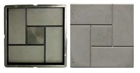 Форма для плитки Калифорния шагрень фото