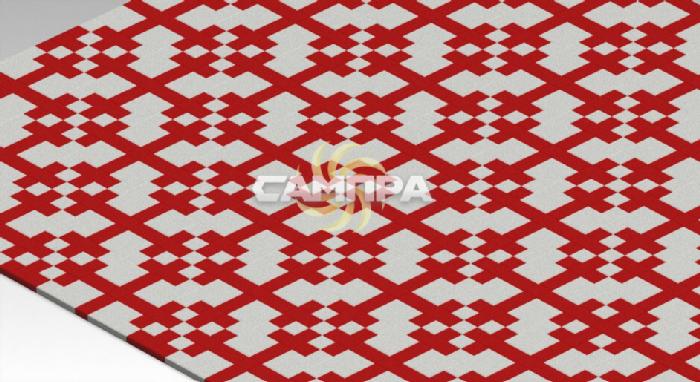 Форма для тротуарной плитки 10х10х4,5 шагрень фото 4